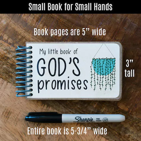 God's Promises Plants Board Book - Baby's First Birthday Gifts - inAWE Handmade Gifts, Personalized Gifts, Spiritual Gifts 