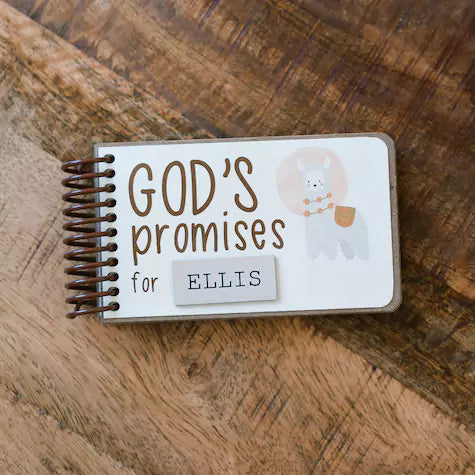 God's Promises Llama Board Book - Birthday Gift for Toddlers - inAWE Handmade Gifts, Personalized Gifts, Spiritual Gifts 
