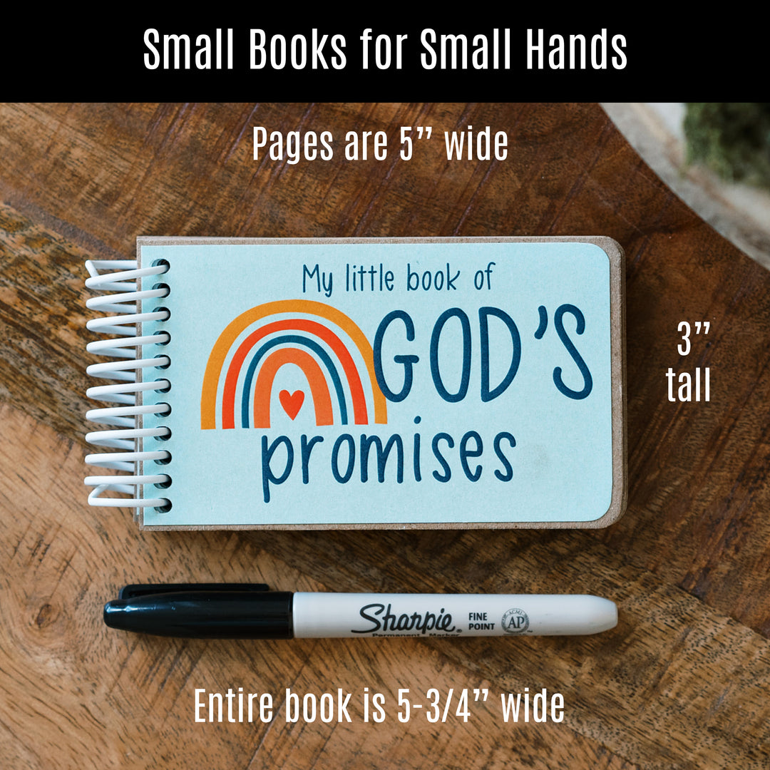 Personalized God’s Promises Book – Bible Verses for Kids to Memorize