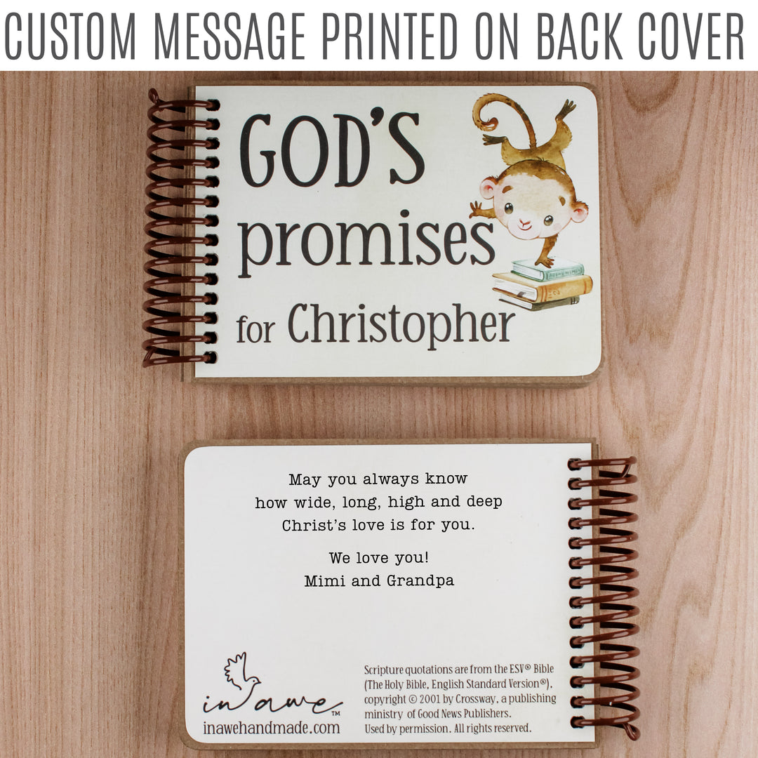 Personalized Book Club God’s Promises Book with Custom Message | Book Lover Gift for Kids