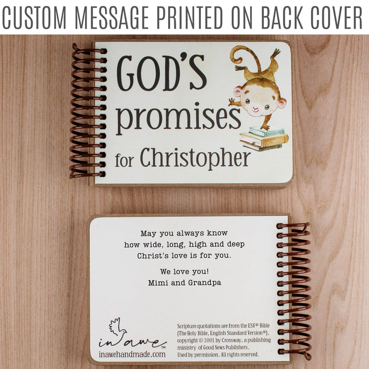 Personalized Book Club God’s Promises Book with Custom Message | Book Lover Gift for Kids