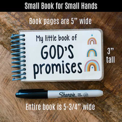God's Promises Boho Board Book - Christian Gifts for Babies - inAWE Handmade Gifts, Personalized Gifts, Spiritual Gifts 