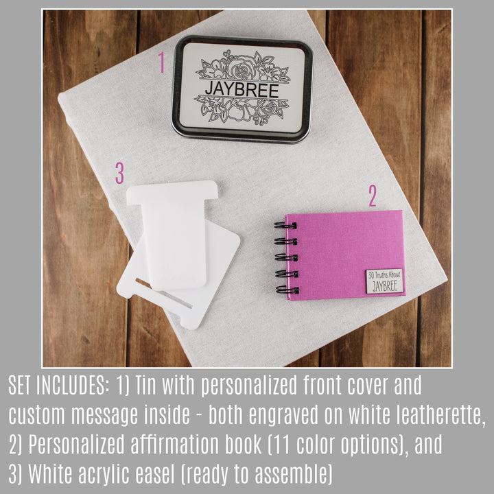 Personalized Goddaughter Graduation Gift Set | Truth Tin  and Christian Affirmation Book - inAWE Handmade Gifts, Personalized Gifts, Spiritual Gifts 
