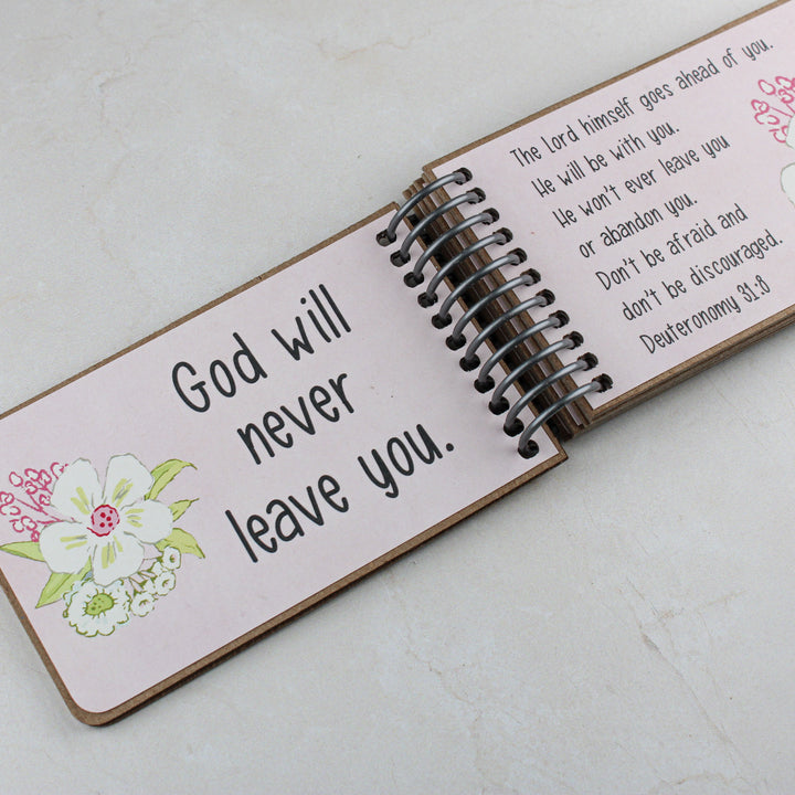 Pink Floral God’s Promises Book | Christian Book for Girls