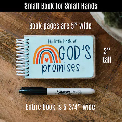 God's Promises Blue Bird Board Book - Baby's First Birthday Gift Ideas - inAWE Handmade Gifts, Personalized Gifts, Spiritual Gifts 