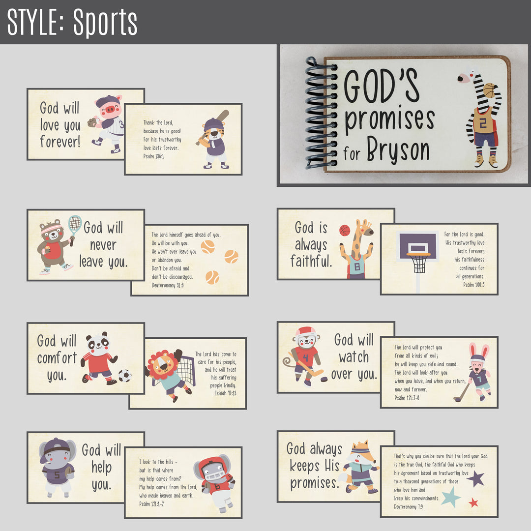 Best Gift for Goddaughter - Personalized God's Promises Book with Bible Verses