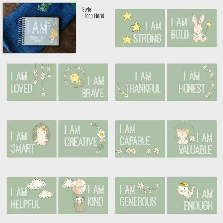 I AM: Words of Affirmation for Girls - A Handcrafted, Inspiring Affirmations Board Book - inAWE Handmade Gifts, Personalized Gifts, Spiritual Gifts 