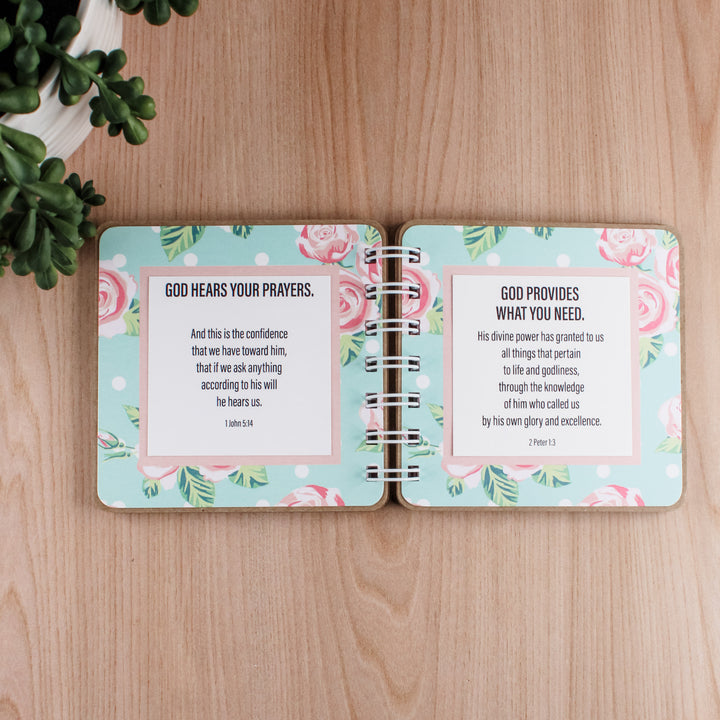 Bible Verse Book with Printed Title - Pink Chic