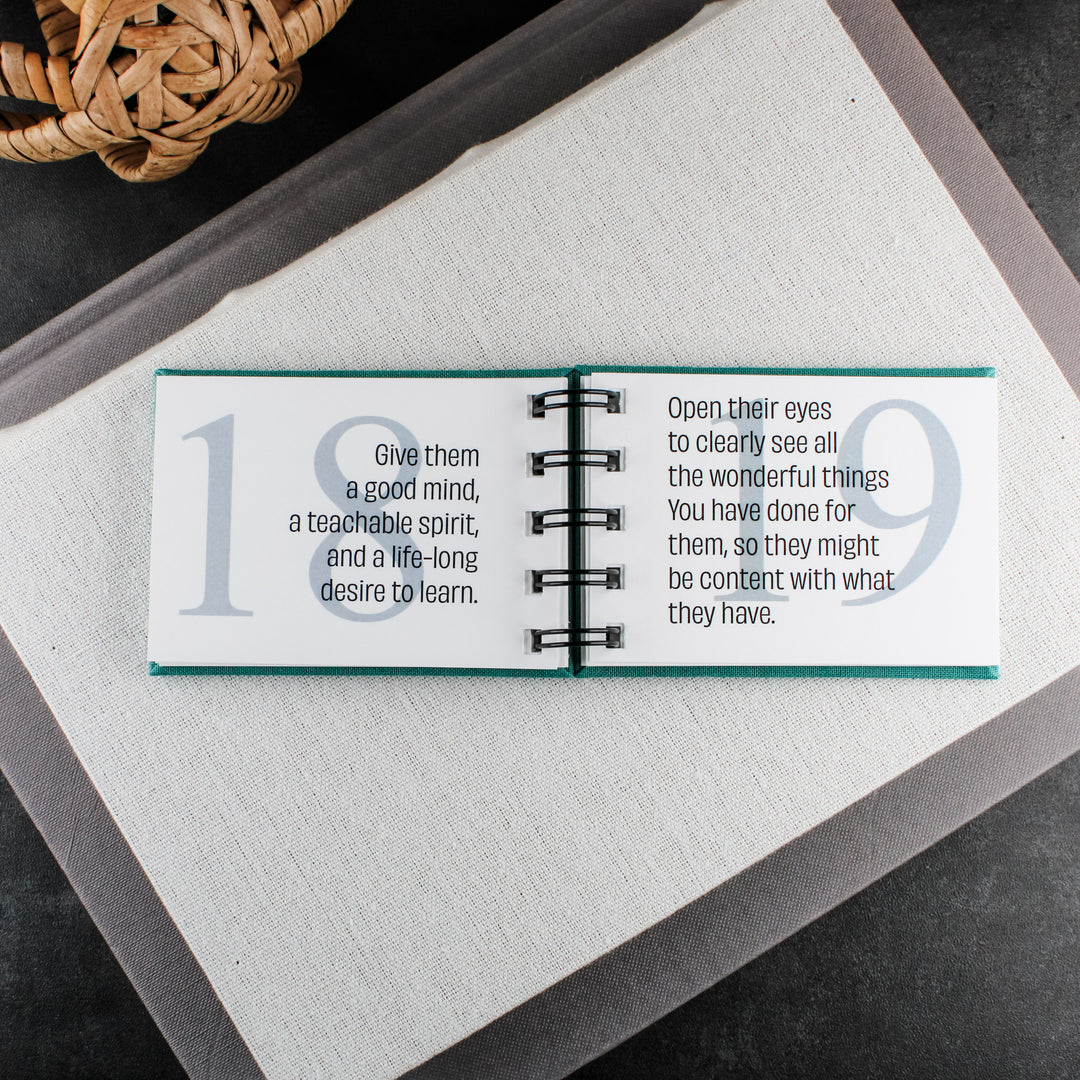 Handcrafted Prayer Book for Moms - 31 Unique Prayers - Beautiful Religious Gift - inAWE Handmade Gifts, Personalized Gifts, Spiritual Gifts 