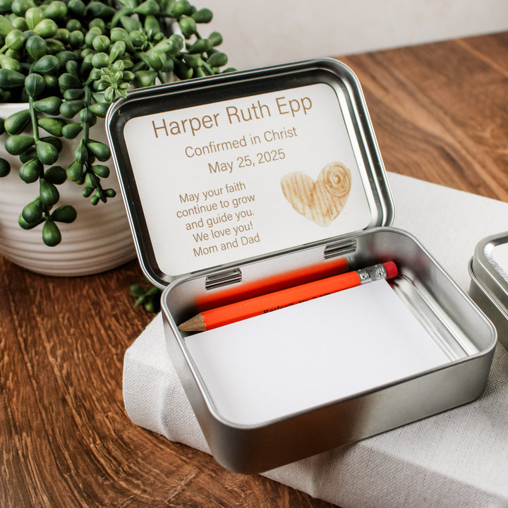 First Communion Gift for Girls - Personalized Prayer Box