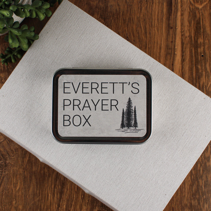 Handmade Christian Gift - Personalized Prayer Tin