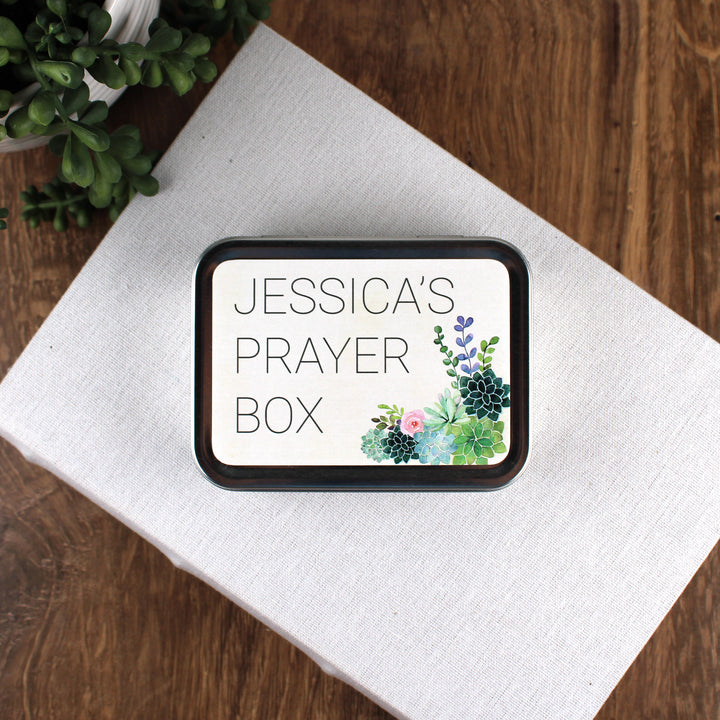 Personalized Christian Gift for Teachers- Personalized Prayer Box