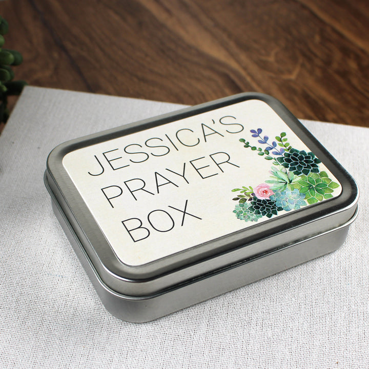 Personalized Christian Gift for Teachers- Personalized Prayer Box
