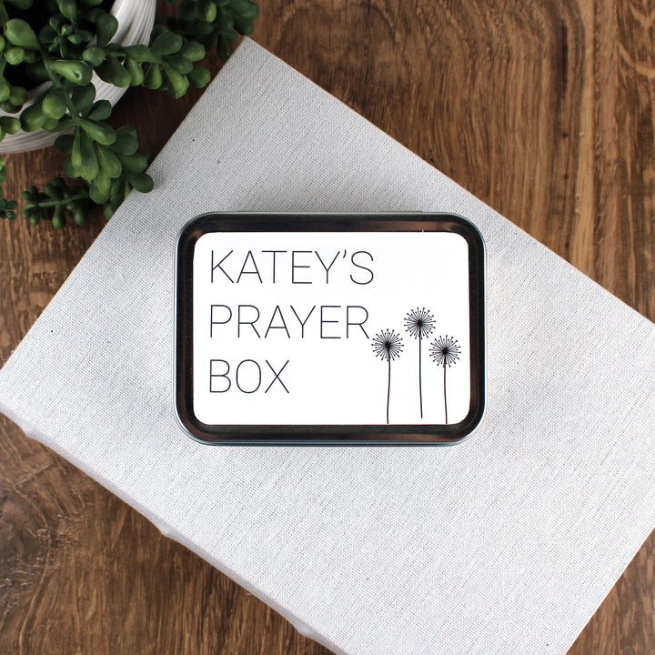 Gifts for Christian Friends - Personalized Prayer Tin