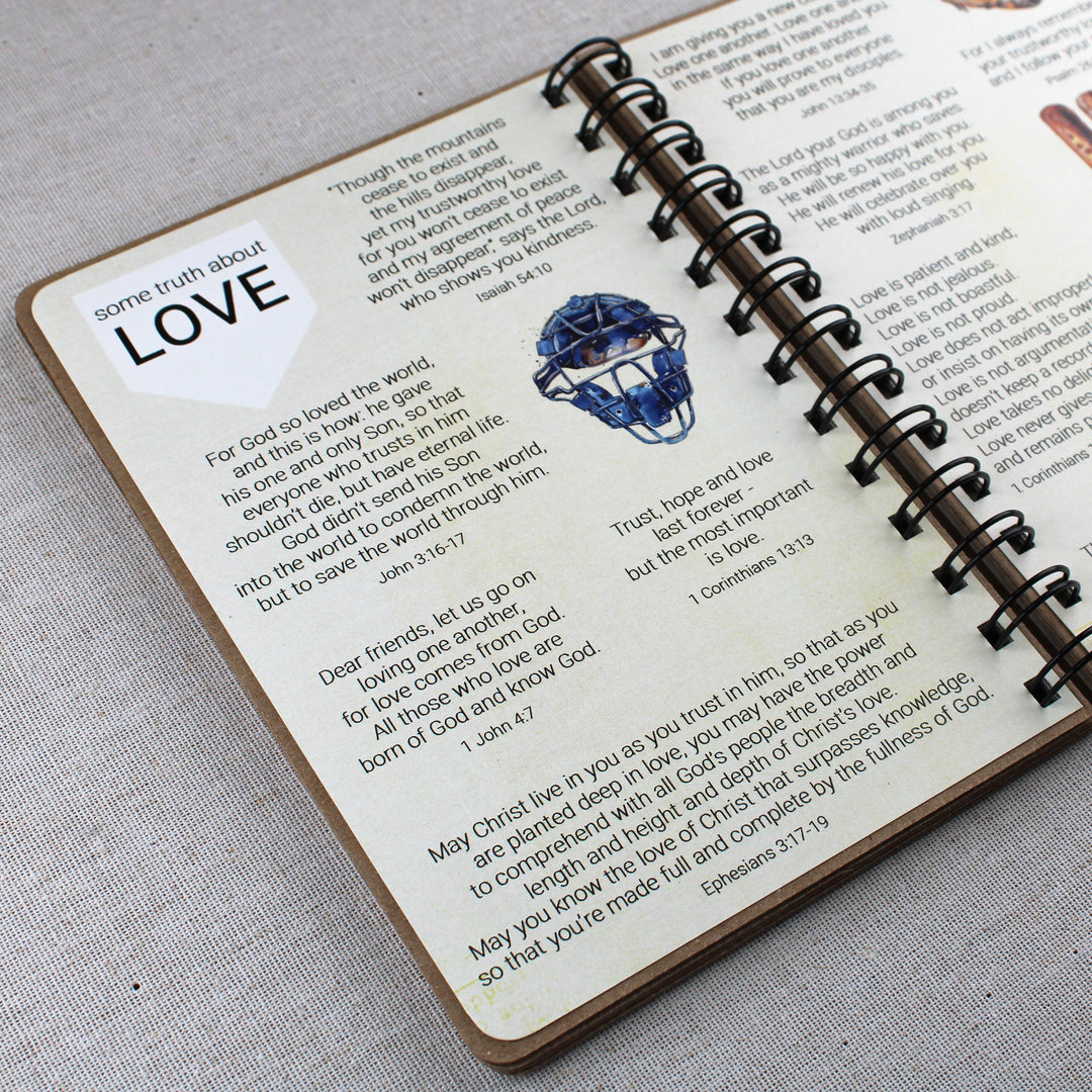 Christian Books for Teens - Baseball Gifts for Boys - Personalized Book - inAWE Handmade Gifts, Personalized Gifts, Spiritual Gifts 