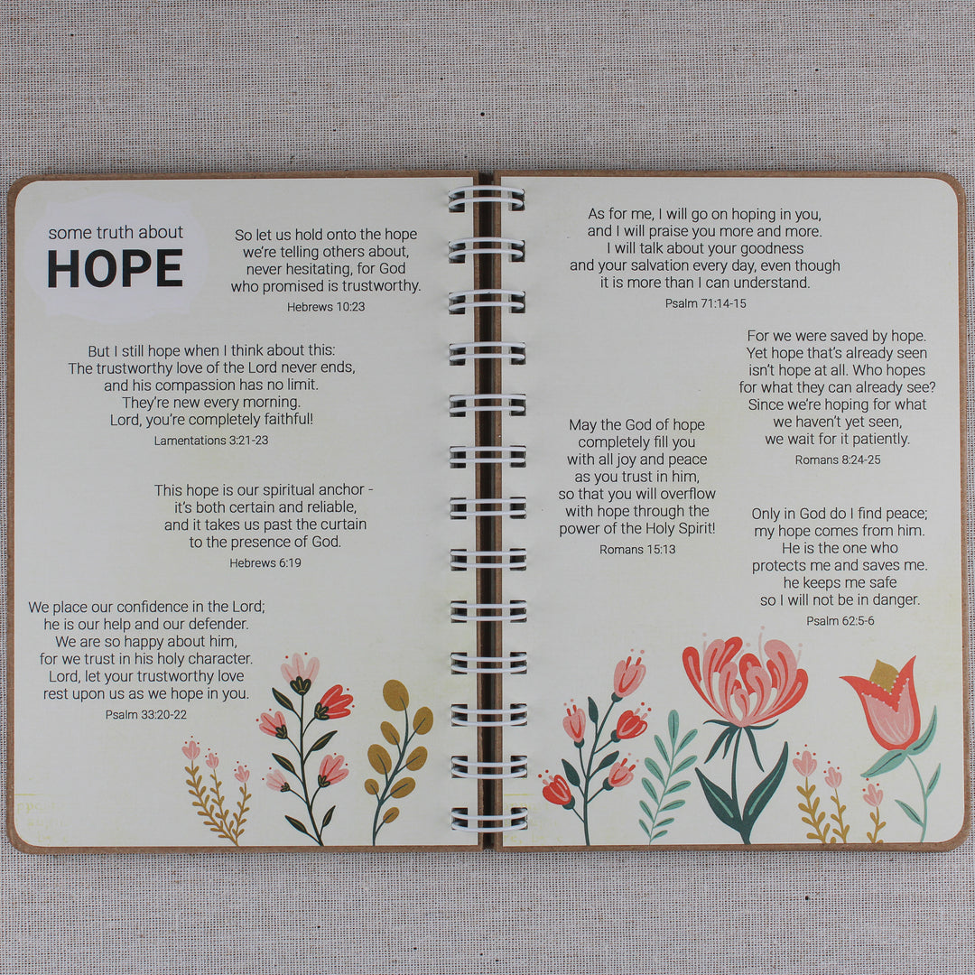 Christian Teen Girl Books - Personalized Cover with 40+ Bible Verses - inAWE Handmade Gifts, Personalized Gifts, Spiritual Gifts 