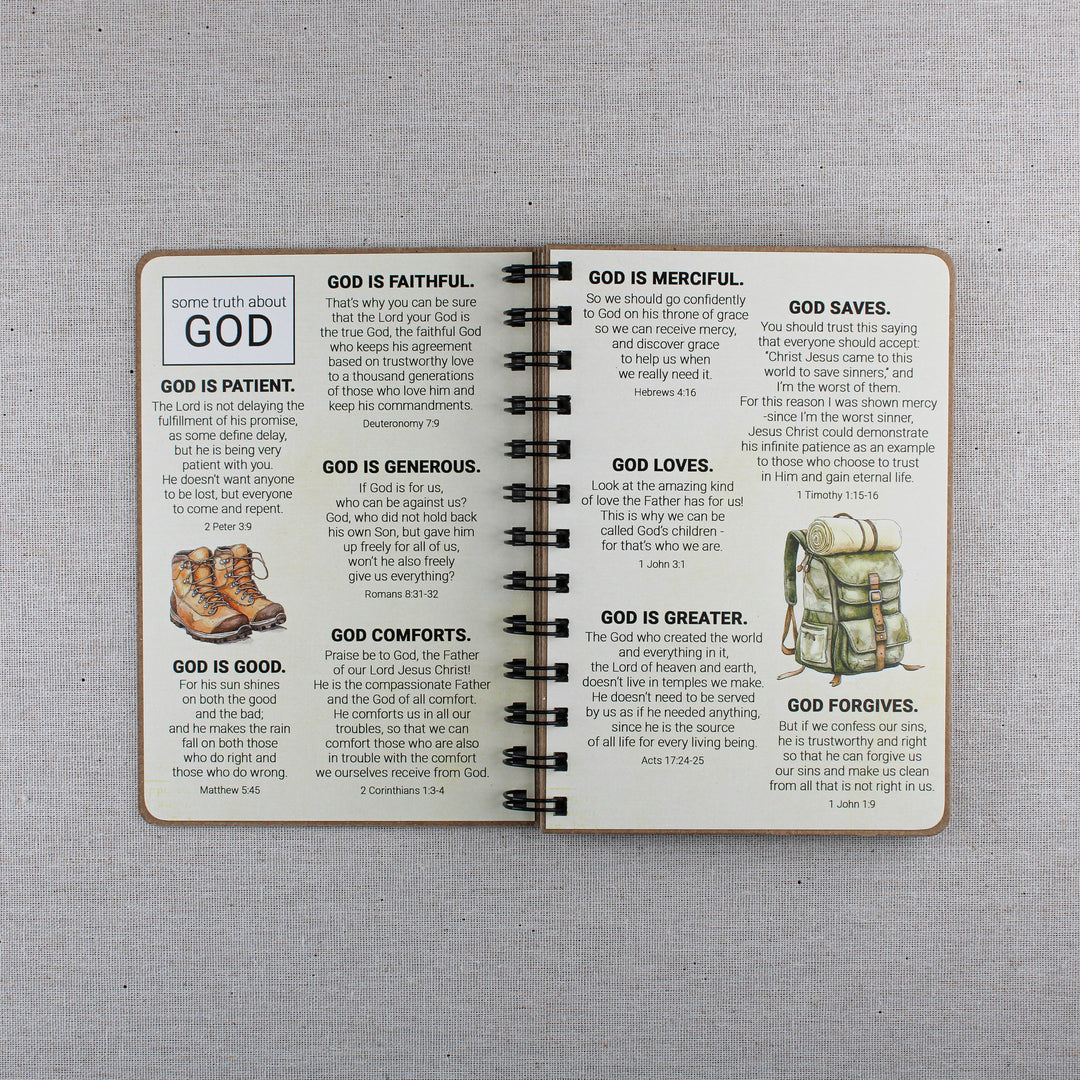 Christian Gifts for Fathers Day | Personalized Outdoors Book of Truth