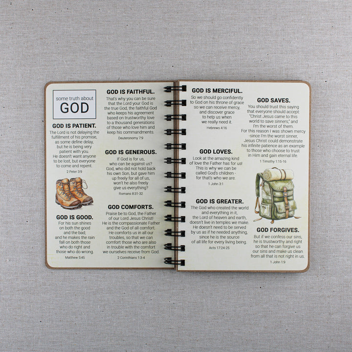 Christian Gifts for Fathers Day | Personalized Outdoors Book of Truth