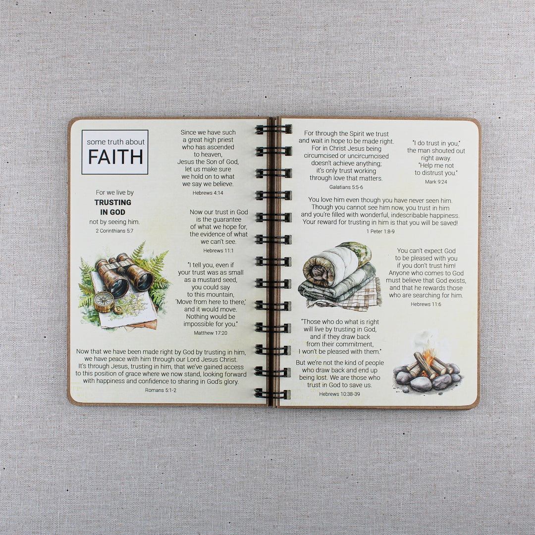 Christian Gifts for Fathers Day | Personalized Outdoors Book of Truth