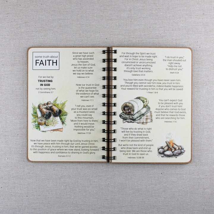 Christian Gifts for Fathers Day | Personalized Outdoors Book of Truth