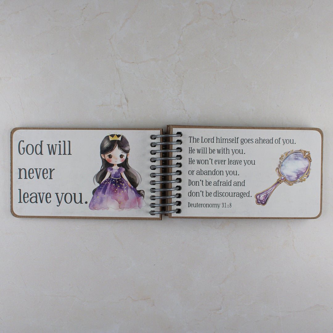 Purple Princess God’s Promises Book | Baby Religious Gift