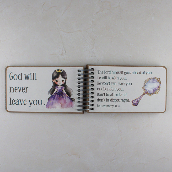 Purple Princess God’s Promises Book | Baby Religious Gift