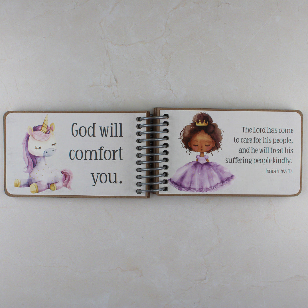 Purple Princess God’s Promises Book | Baby Religious Gift
