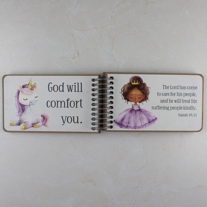 Purple Princess God’s Promises Book | Baby Religious Gift