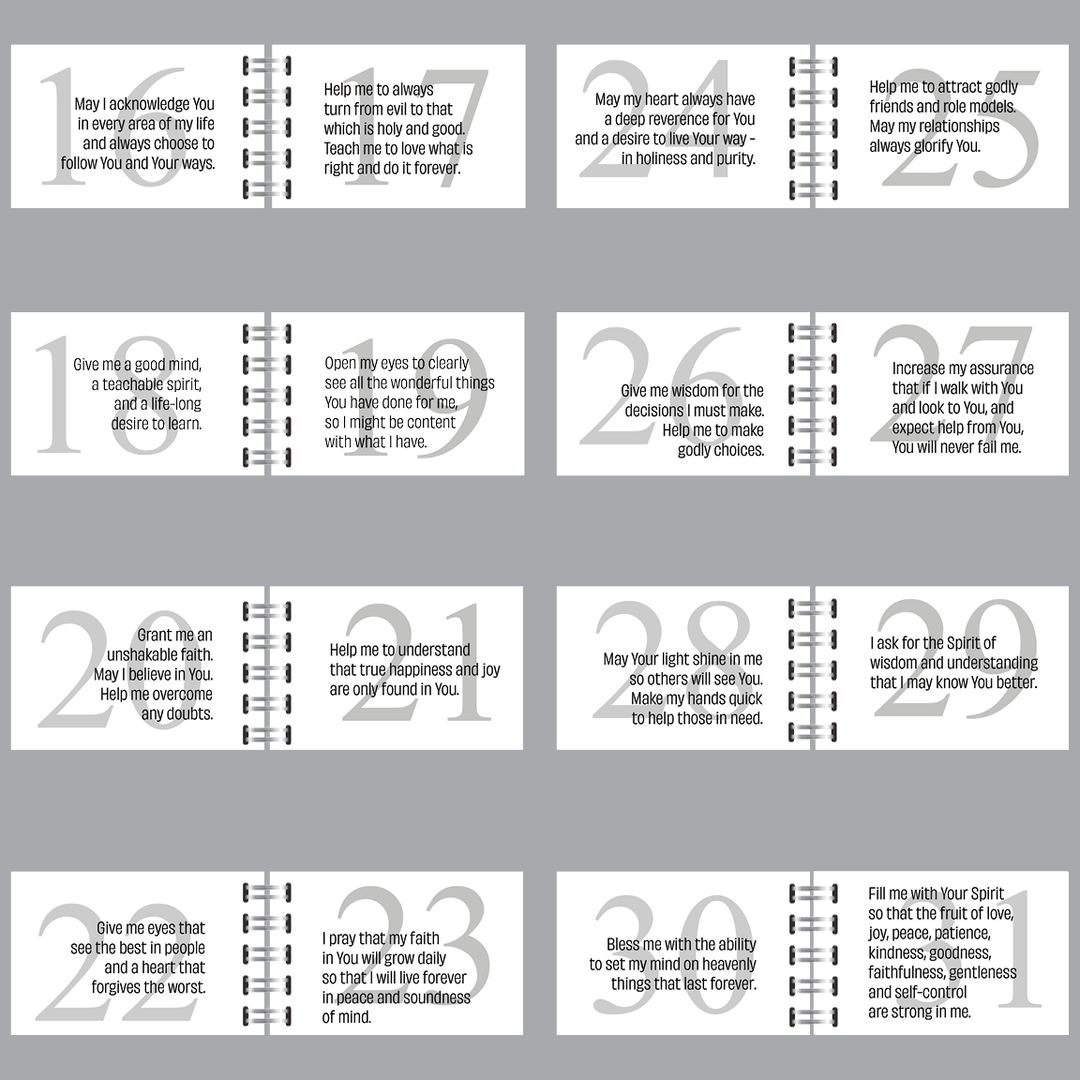 Prayer Book - Confirmation Gift for Boys - inAWE Handmade Gifts, Personalized Gifts, Spiritual Gifts 