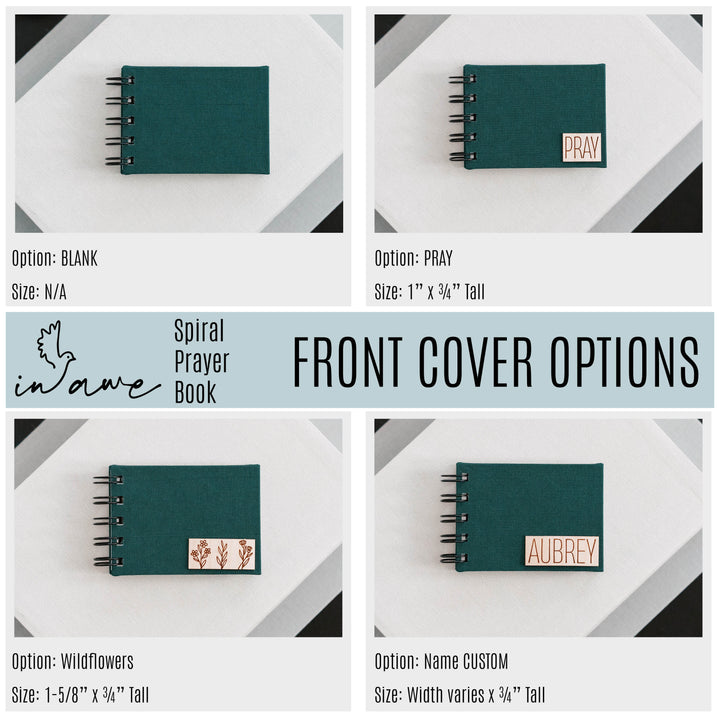 Prayer Book - Confirmation Gift for Boys - inAWE Handmade Gifts, Personalized Gifts, Spiritual Gifts 