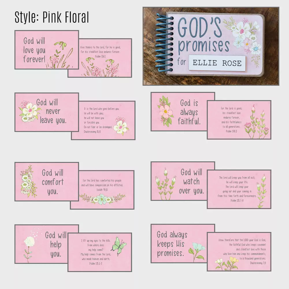 Personalized God's Promises Board Book: A Christian Keepsake Gift for Children - inAWE Handmade Gifts, Personalized Gifts, Spiritual Gifts 