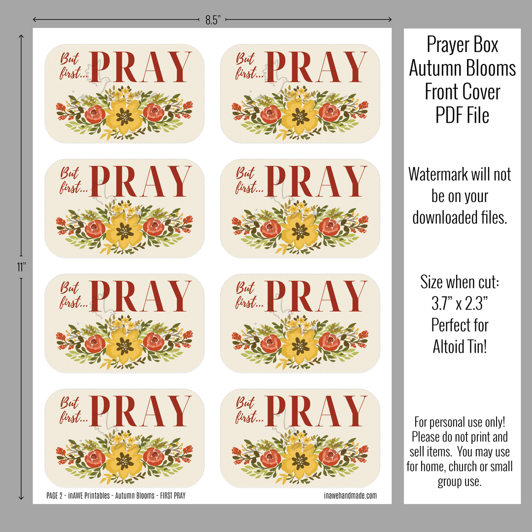 DIY Prayer Box Printable | Instant Download Craft with The Lord’s Prayer