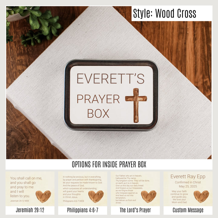 Personalized Religious Gifts - Personalized Prayer Tin