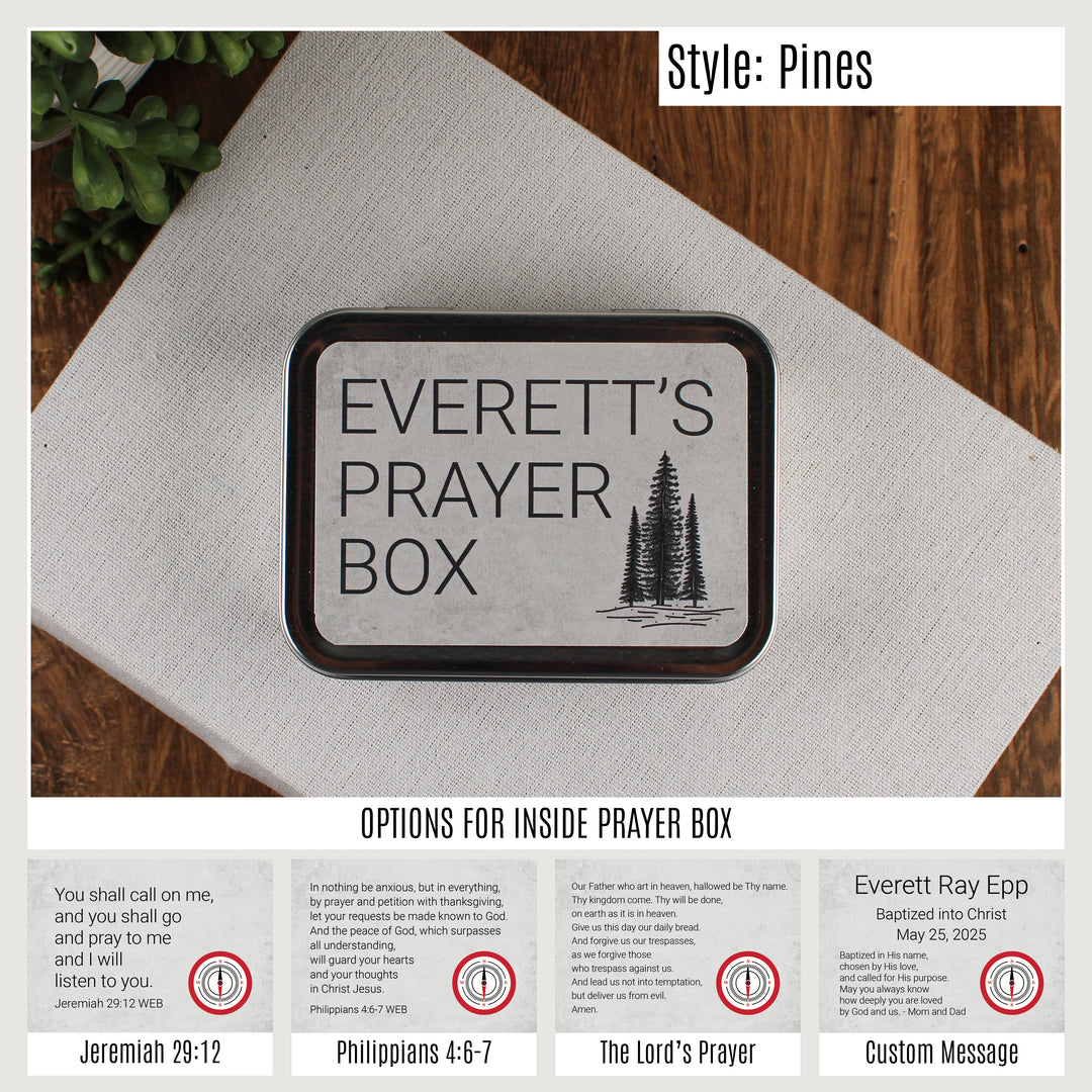 Personalized Religious Gifts - Personalized Prayer Tin