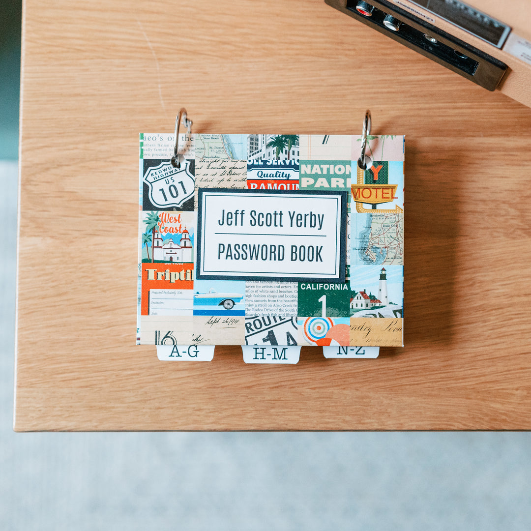 Password Book Organizer | Refillable with Alpha Tabs - inAWE Handmade Gifts, Personalized Gifts, Spiritual Gifts 
