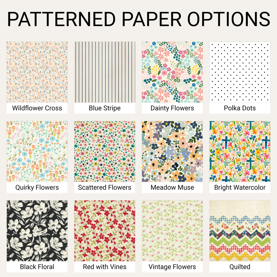 A product options chart titled &