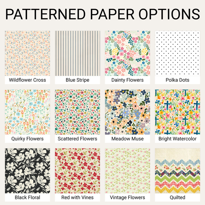 A product options chart titled &