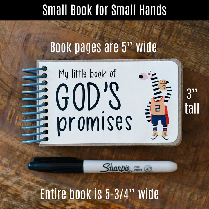 God's Promises Sports Board Book - Personalized Baptism Gifts - inAWE Handmade Gifts, Personalized Gifts, Spiritual Gifts 