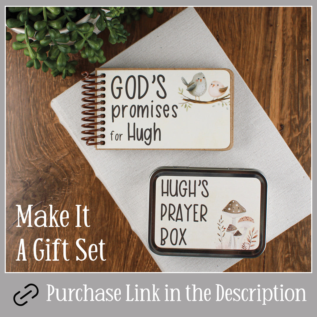 Personalized God’s Promises Book with Scriptures for Children - inAWE Handmade Gifts, Personalized Gifts, Spiritual Gifts 