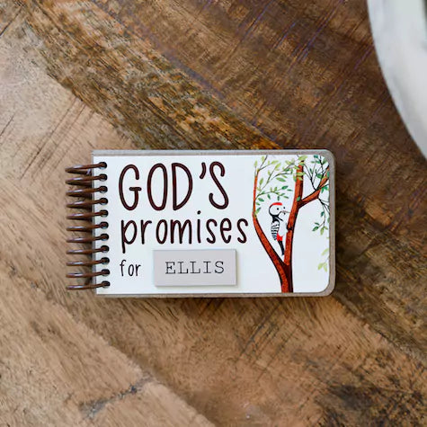 Personalized God's Promise Book - Unique Baptism Gift with Bible Verse ...