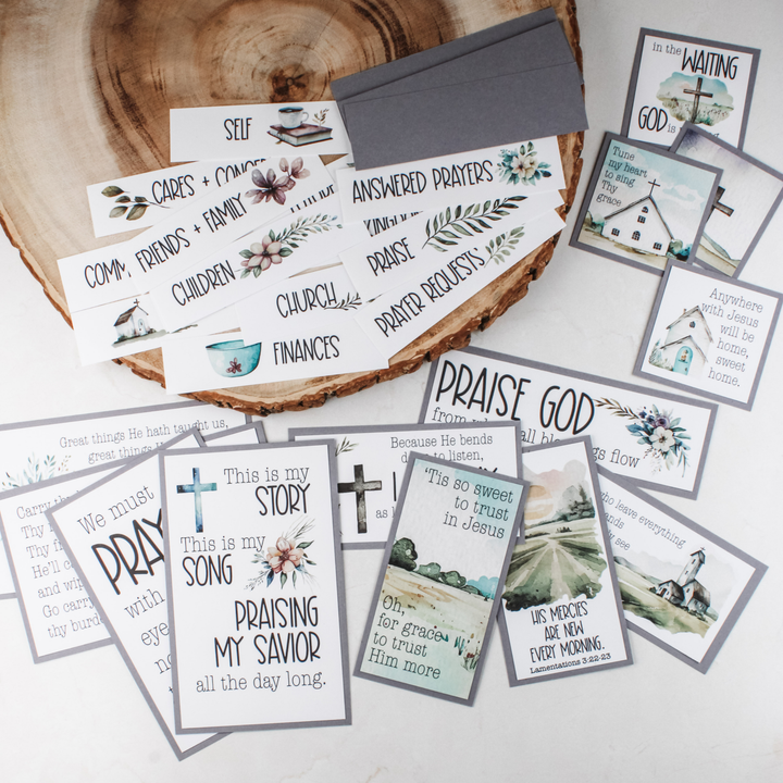 Prayer Board Kit with Envelopes - Church Hymns