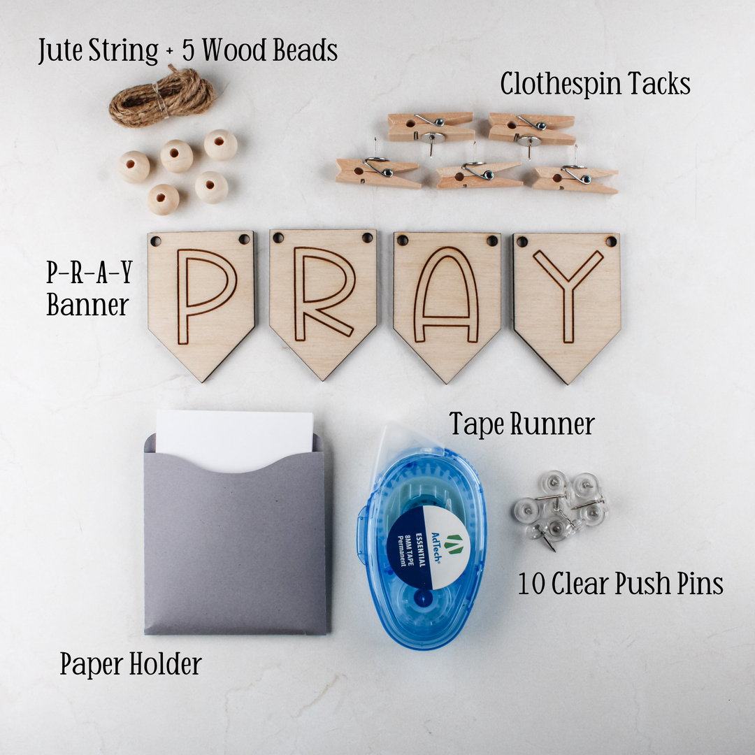 Prayer Board Kit with Envelopes - Church Hymns