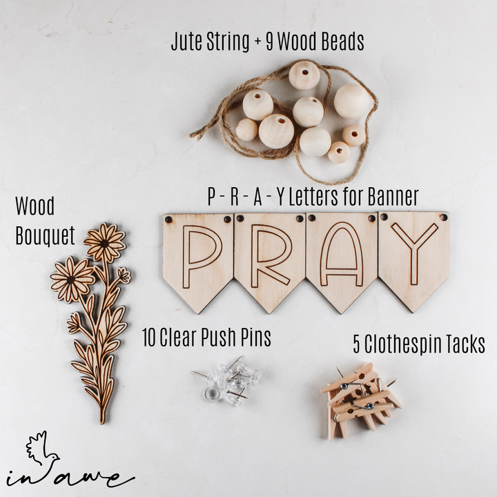 DIY Prayer Board Kit - Create Your Own Prayer Board