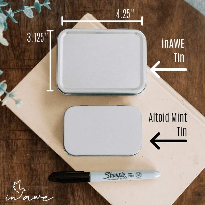 Gifts for Christian Friends - Personalized Prayer Tin