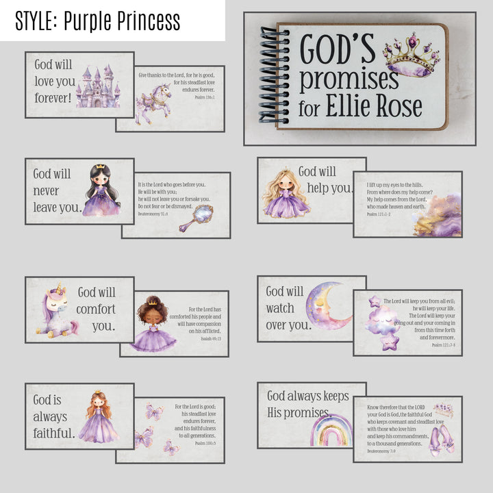 Personalized God's Promises Book - Under the Sea Theme - First Birthday Gift for Kids - inAWE Handmade Gifts, Personalized Gifts, Spiritual Gifts 