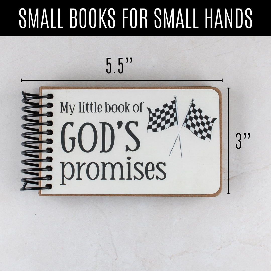 Race Cars God’s Promises Book | Christening Gift for Boy