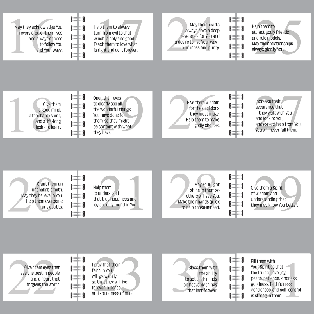 Handcrafted Prayer Book for Moms - 31 Unique Prayers - Beautiful Religious Gift - inAWE Handmade Gifts, Personalized Gifts, Spiritual Gifts 