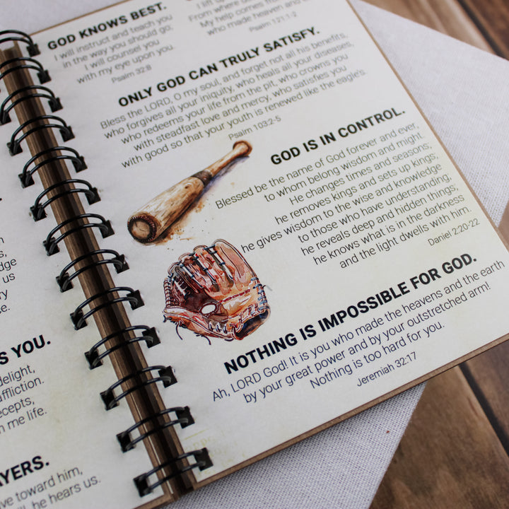Christian Books for Teens - Baseball Gifts for Boys - Personalized Book