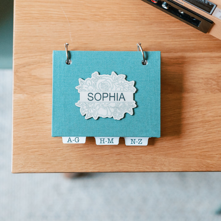 Password Book with Tabs | Personalized + Handcrafted Elegance - inAWE Handmade Gifts, Personalized Gifts, Spiritual Gifts 