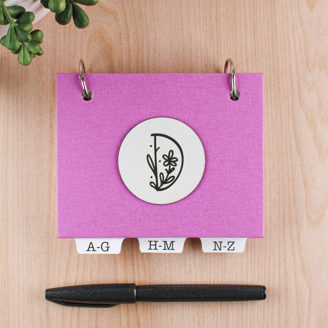 address book refillable 